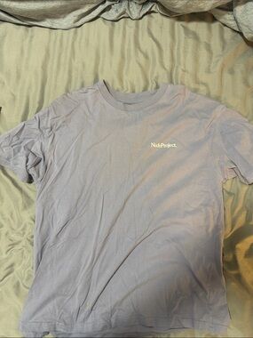 NUDE Lavender Short Sleeve Logo Tee
